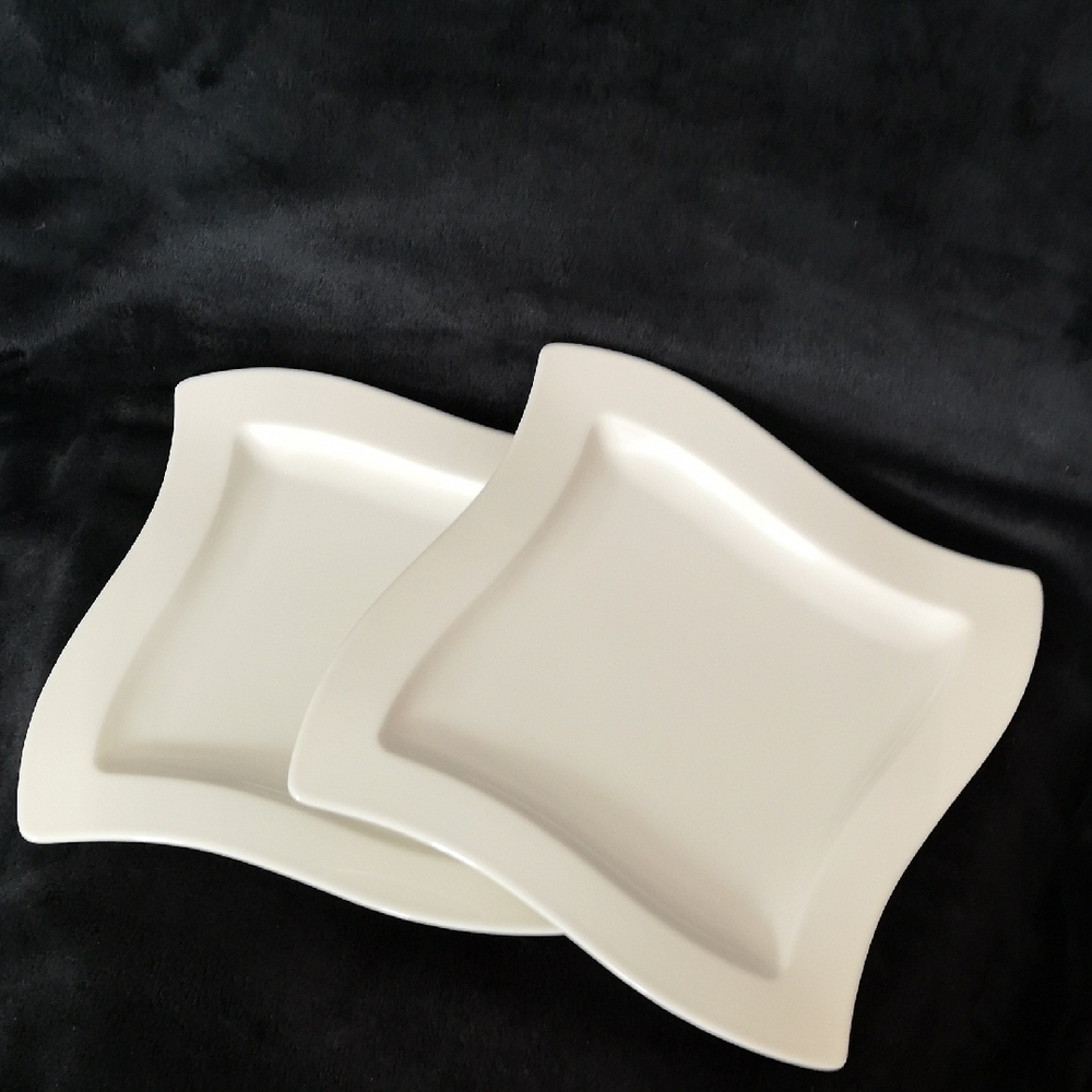 Set of Two Replacement or Add-on Villeroy & Boch New Wave Dinner Plates 10" …